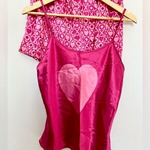 Pink Heart Women's Pajama Set